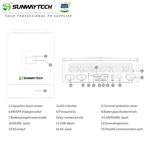 Инвертор для автономных солнечных систем <span class=keywords><strong>8</strong></span>кВт, 10кВт, 12кВт с контроллером заряда <span class=keywords><strong>MPPT</strong></span> - Product Image 3