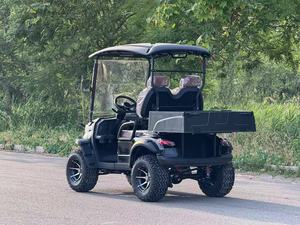 Carro de Golf Todoterreno de Alta Gama Personalizado, de Cuatro Ruedas, para Caza, de 2 Plazas, con Batería de Litio de 72V, 4x4, con Escalón Lateral, Mini Carro de Golf - Product Image 2