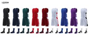 Grosir kaus basket pria dan wanita polos kualitas tinggi kustom Jersey olahraga basket - Product Image 3