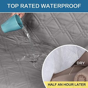 75 "x 65" Matelassé En Microfibre Imperméable à l'eau Couvre Canapé Meubles Canapé Housse De Protection <span class=keywords><strong>pour</strong></span> Chiens et Chats - Product Image 4