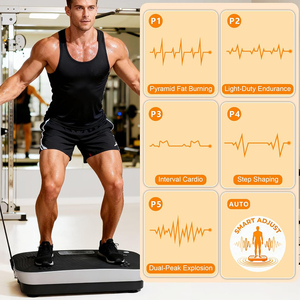 <span class=keywords><strong>Plateforme</strong></span> vibrante, 180 vitesses, pour drainage lymphatique et <span class=keywords><strong>perte</strong></span> <span class=keywords><strong>de</strong></span> <span class=keywords><strong>poids</strong></span>, <span class=keywords><strong>plateforme</strong></span> <span class=keywords><strong>de</strong></span> fitness vibrante, capacité <span class=keywords><strong>de</strong></span> 460 lb - Product Image 5