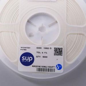 Manufacturer Direct RR3216 1206L1024FT 1206 3216 <b>Resistors</b> Chip <b>Resistors</b> SMD <b>Resistors</b> 1.02Mohm 1% 1/4W Thick Film <b>Resistor</b> - Product Image 1