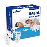 4 pièces en silicone souple dilatateur anti-ronflement réutilisable dispositif anti-ronflement arrêter de ronfler dilatateur nasal à vendre