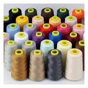 Spot 750 Colors High Strength 40s2 20s2 30s3 Hilo De Coser 100 Polyester Threads For Sewing Machine