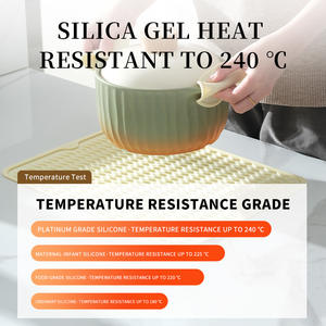 Alfombrilla de Silicona para Escurrir Platos, Ovalada, Libre de BPA, Aislante de Calor para Fregadero de Cocina - Product Image 5