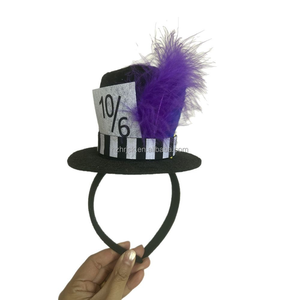 <span class=keywords><strong>Mad</strong></span> Hatter Alice Mini Top Hat Bandeau Carnaval Party Cosplay Accessoires - Product Image 2