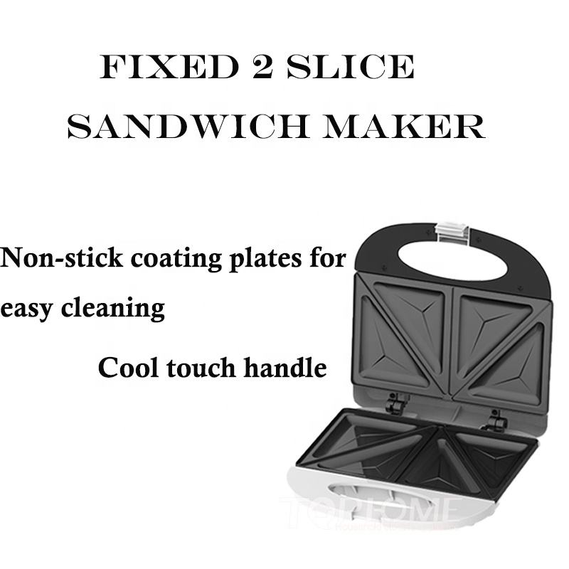 750 W Fixed Plate 2‑Slice Sandwich Maker - Image 5