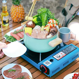 Portable Aluminum Picnic Camping Cooking Manual Mini <b>Gas</b> Burner Folding Single-cooker Cooktop Stove with Electronic <b>Ignition</b> - Product Image 6