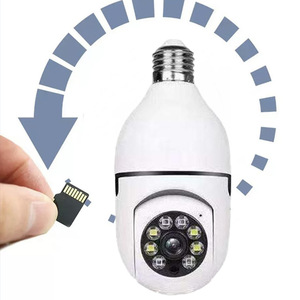 كاميرا لمبة 5G لاسلكية عالية الدقة للمراقبة المنزلية الذكية عبر الواي فاي مع تتبع متحرك 360 درجة وإنذار بدون تخزين وبدون تكبير صنع في الصين - Product Image 4