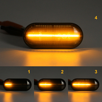 Vinstar - Luces LED Secuenciales Laterales, Barra de Luces LED, Intermitentes para BMW E46, Audi A3, VW, Opel, Astra