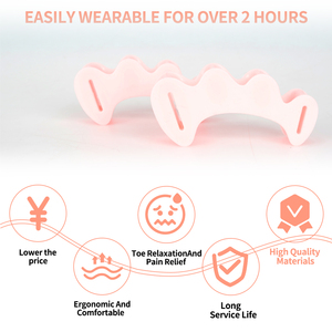 Miếng dán chỉnh hình ngón chân cái bằng gel silicon S-King EVA, dụng cụ chỉnh hình ngón chân, dụng cụ tách ngón chân - Product Image 2