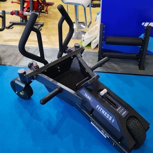 Traîneau de fitness à résistance magnétique pour l'entraînement Hyrox - Chariot réglable pour poussée et traction, pour la puissance explosive et le conditionnement physique - Product Image 3