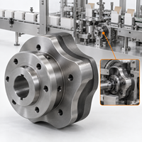 Hub Cam Indexing CNC 42CrMo Kustom untuk Mesin Pengemasan Karton