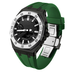 Kit de modification de montre en métal pour montre <span class=keywords><strong>G</strong></span> <span class=keywords><strong>Shock</strong></span> <span class=keywords><strong>Ga</strong></span> <span class=keywords><strong>2100</strong></span> avec lunette et bracelet en caoutchouc de silicone Timescale, bracelet pour OAK <span class=keywords><strong>G</strong></span> <span class=keywords><strong>Shock</strong></span> Ga2100 - Product Image 5