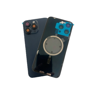 Rear cover with camera lens frame metal <b>plate</b> and magnetic <b>ring</b> for iPhone 15Plus 16promax rear glass Precise Cutout Rear Cover - Product Image 3