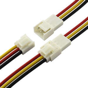 Maßgefertigtes VH 3,96mm Rastermaß 22AWG Verzinntes Kupfer PVC-Isoliertes 2-6P 300V Kabelbaum-Kabelset Blankes Automobil-Elektronik-Kabel - Product Image 1