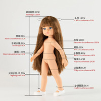 Poupée Reborn American Girl de 12 pouces, corps en vinyle vierge, personnalisable, jouet pour petite fille, cadeau unisexe, emballage direct usine