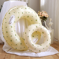 Anneau de natation à beignets personnalisé flotteur de piscine gonflable pour enfants adolescents cercle de natation avec poignée bébé tube de bain jeux d'eau piscine jouets