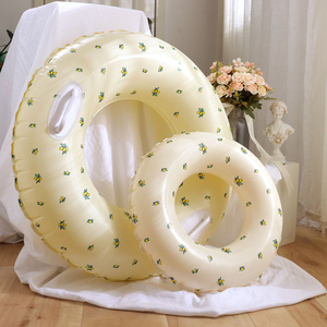 Anillo de natación de donut personalizado, flotador inflable para piscina para niños adolescentes, Círculo de natación con mango, tubo de natación para bebé, juguetes de piscina para jugar al agua - Product Image 5