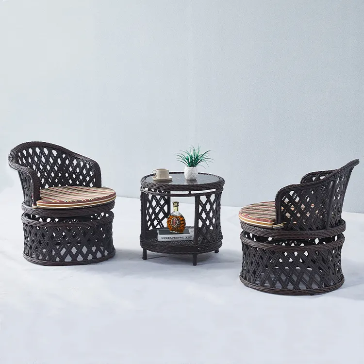 Người Cao Lò Sưởi Đồ Nội Thất Sofa Xoay Rocker Chaise Phòng Chờ 4 Pcs 5 Mảnh Patio Set Với Ô Với Có Thể Gập Lại Ghế