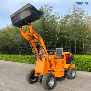 Cargadora Diesel YGZG en Oferta, 4x4, Tamaño <span class=keywords><strong>Mini</strong></span>, Elevación de 2.8m, para Operaciones Agrícolas, Cargadora Diesel Compacta y Confiable - Product Image 1