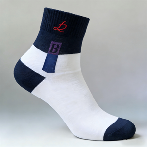 <span class=keywords><strong>Chaussettes</strong></span> de sport respirantes à séchage rapide pour hommes, en coton peigné, anti-odeur, avec logo personnalisé pour jeunes et adultes - Product Image 1