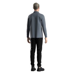 Camiseta Táctica de Poliéster Sublimado de Diseño, Camiseta Polo de Manga Larga para Hombre, Cuello Alto, Cierre de Cremallera de Alta Calidad - Product Image 6