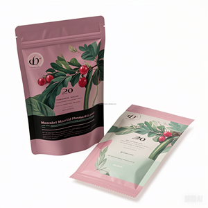 Doypack De plástico reciclable con estampado personalizado, cremallera brillante, bolsa de embalaje de sal de baño para alimentos resellable, bolsa de pie - Product Image 5