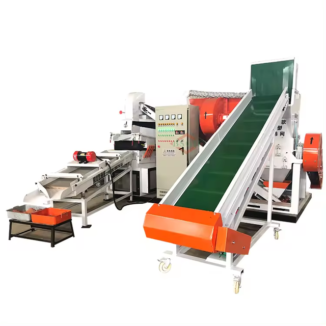 BSGH Automatic Dry-Type Scrap Electric Cable Granulator Copper Wire Recycling Machine