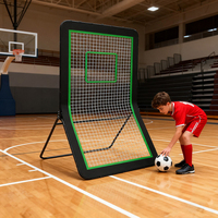 Filet de rebond facile à assembler, équipement d'entraînement au football en acier, entraîneur de football