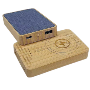 Banque de puissance magnétique populaire en bambou rPET 2024 mAh <span class=keywords><strong>ECO</strong></span> 5000 banque de puissance sans fil pour animaux de compagnie recyclée mini banque de puissance en bois portable 100% - Product Image 1