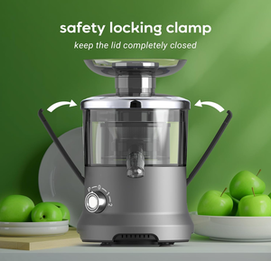 Extracteur de jus centrifuge facile à nettoyer, <span class=keywords><strong>goulotte</strong></span> d'alimentation de 76 mm de large, 3 vitesses, pour fruits et légumes entiers - Product Image 4