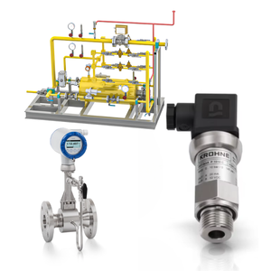 प्रवाह नियंत्रण वाल्व स्केड 4200 वोर्टेक्स फ्लोमीटर और ऑप्टिबार पी 1010 लघु दबाव ट्रांसमीटर - Product Image 6