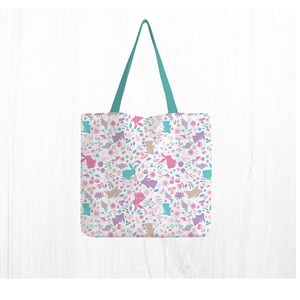 กระเป๋าผ้าฝ้ายคุณภาพพรีเมียม พิมพ์ลาย ดีไซน์สวยงาม เป็นมิตรกับสิ่งแวดล้อม ใช้ซ้ำได้ ทนทาน เหมาะสำหรับการช้อปปิ้ง จำหน่ายส่ง - Product Image 2