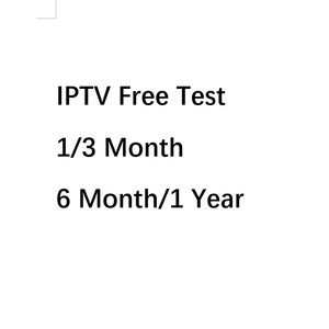 TV Box IPTV Accounts 6 12 Months 1 Year Code For Set Top Box TV & Mobile Phones Subscription Test Free