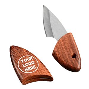 Navaja de Bolsillo Plegable Compacta para Hombres y Mujeres, Mango con Diseño de Madera, Hoja de Acero Inoxidable, Herramienta EDC, el Mejor Regalo para Actividades al Aire Libre - Product Image 1