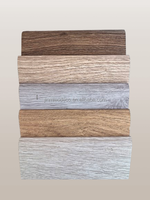 Plinthe en PVC/SPC à effet bois, ligne décorative pour sol, accessoire de sol, lignes décoratives imperméables et durables H100MM