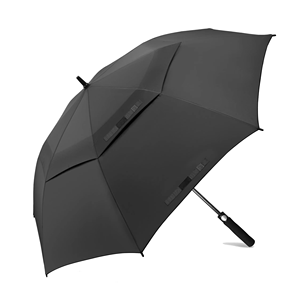 30 Inch Auto Open Promotional Custom logo Windproof Branded Golf Umbrella Double Layer Golf Umbrella With logo