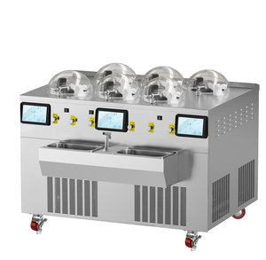 Nouvelle machine <span class=keywords><strong>à</strong></span> glace artisanale automatique 40L/H 60L, machine <span class=keywords><strong>à</strong></span> glace dure commerciale <span class=keywords><strong>à</strong></span> faible bruit 220V pour restaurants et cafés - Product Image 2