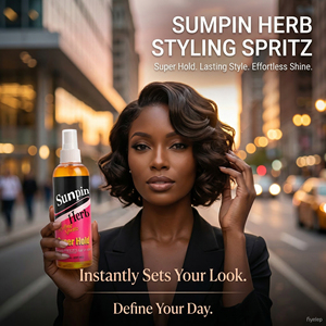 Medium Hold Organic Styling Spritz Hair <b>Spray</b> Afro Hair <b>Braids</b> Wigs Edge Control No White Residue Fast Dry Salon Professional - Product Image 3