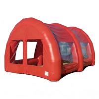 Tente de garage gonflable transparente en PVC de qualité commerciale, écologique, avec une capacité supérieure à 500 kg, idéale pour les salons automobiles