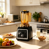 Blender Masak Berkinerja Tinggi 1500W 24000RPM Mixer Baja Tahan Karat Industri 1.2L dengan Pisau yang Dapat Dilepas