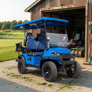 Voiturette de golf moderne 4 places avec moteur AC, couple élevé, pare-brise pliable, port USB et compartiment de rangement - Product Image 1