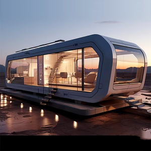 Cabaña estándar de Apple, cápsula moderna para acampar, espacio prefabricado, casa de cápsula móvil portátil, Hotel con baño, casa de Villa prefabricada - Product Image 2