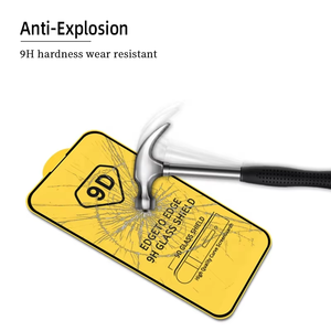 Protector de Pantalla de Vidrio Templado con Cobertura Total 9D para <span class=keywords><strong>iPhone</strong></span> XR 11 12 <span class=keywords><strong>Mini</strong></span> <span class=keywords><strong>13</strong></span> 14 Pro 15 Plus 16 17 Pro Max - Product Image 2