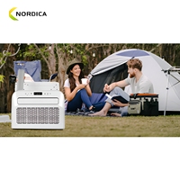Climatiseur mobile split pour le camping, unité de refroidissement portable 5000 BTU, classe énergétique A, contrôlé par application, split portable