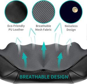 Masajeador Shiatsu OEM para Cuello y Hombros con Calor Relajante, Masajeador 3D para Cuello y Espalda para Alivio del Dolor, Tejido Profundo - Product Image 5