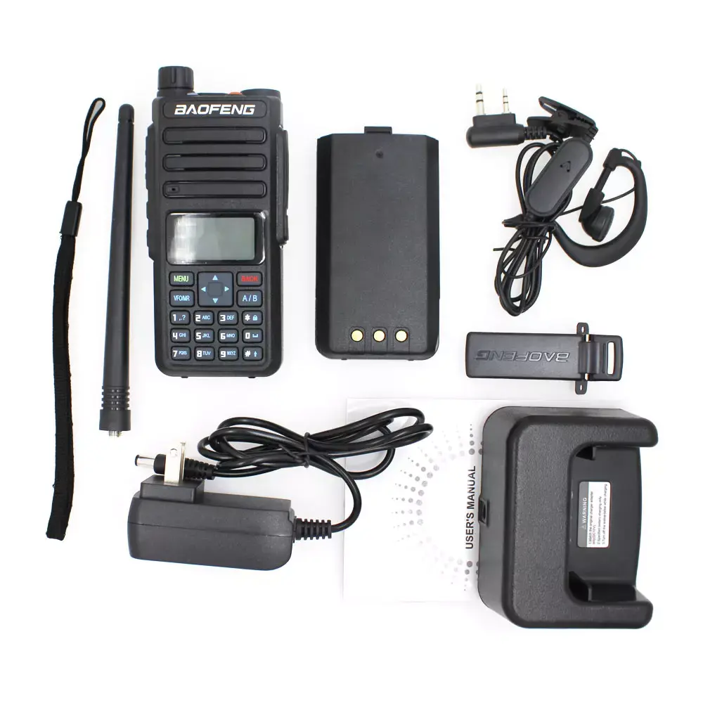 Baofeng Walkie Talkie 10KM BF-H6 dual band Handheld Tragbare Ham Radio 10W Leistungsstarke Two Way Radio