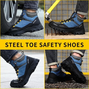 Thương hiệu thời trang làm việc giày có thể được kết nối với tùy chỉnh mòn cao su duy nhất thép ngón chân an toàn khởi động - Product Image 2