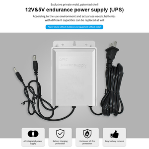 Mini UPS OEM 5V 9V 12V DC con Batteria al Litio, Alimentatore Ininterrotto in Materiale PC per Router Wi-Fi da Scrivania, Adattatori di Alimentazione DC - Product Image 3